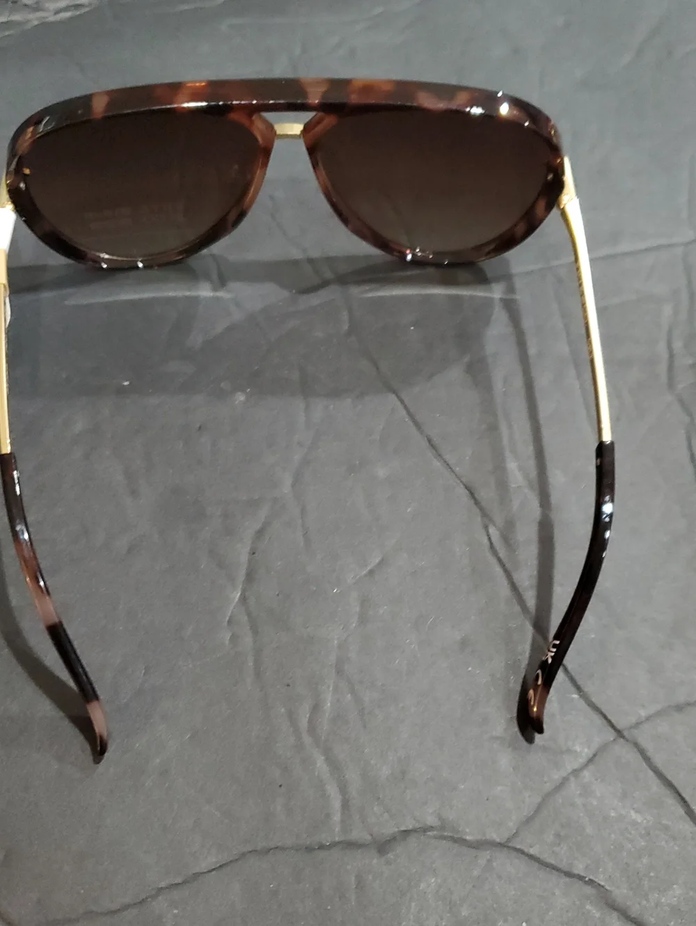 Frye sr1025 brown tortoiseshell thick rim Aviator style sunglasses brand new
